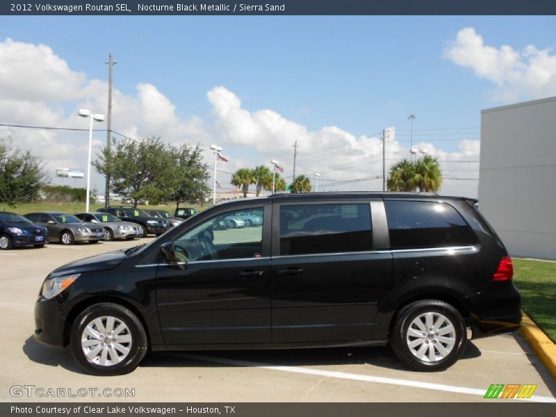 Nocturne Black Metallic / Sierra Sand 2012 Volkswagen Routan SEL