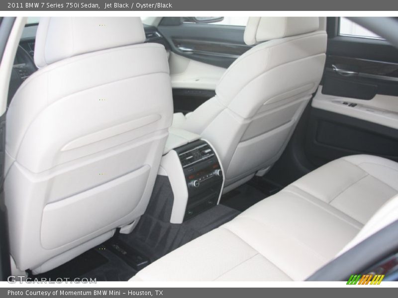 Jet Black / Oyster/Black 2011 BMW 7 Series 750i Sedan