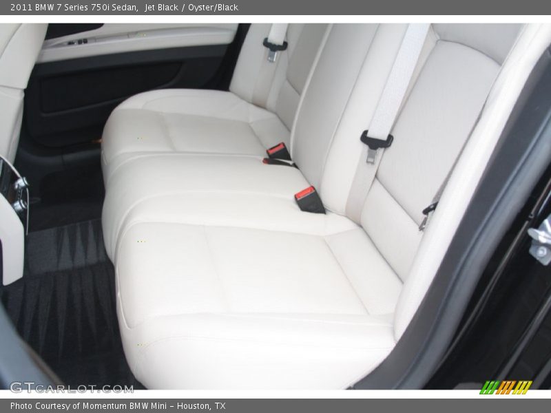 Jet Black / Oyster/Black 2011 BMW 7 Series 750i Sedan