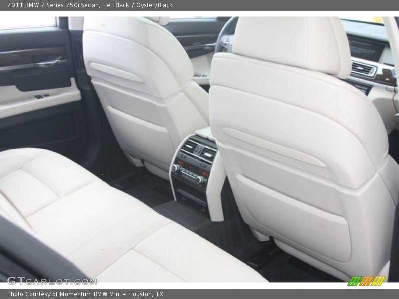 Jet Black / Oyster/Black 2011 BMW 7 Series 750i Sedan