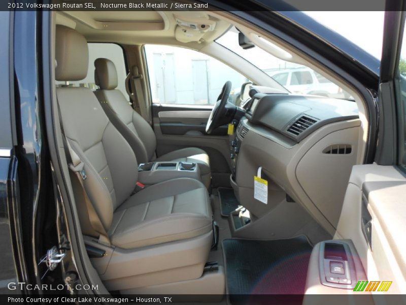  2012 Routan SEL Sierra Sand Interior