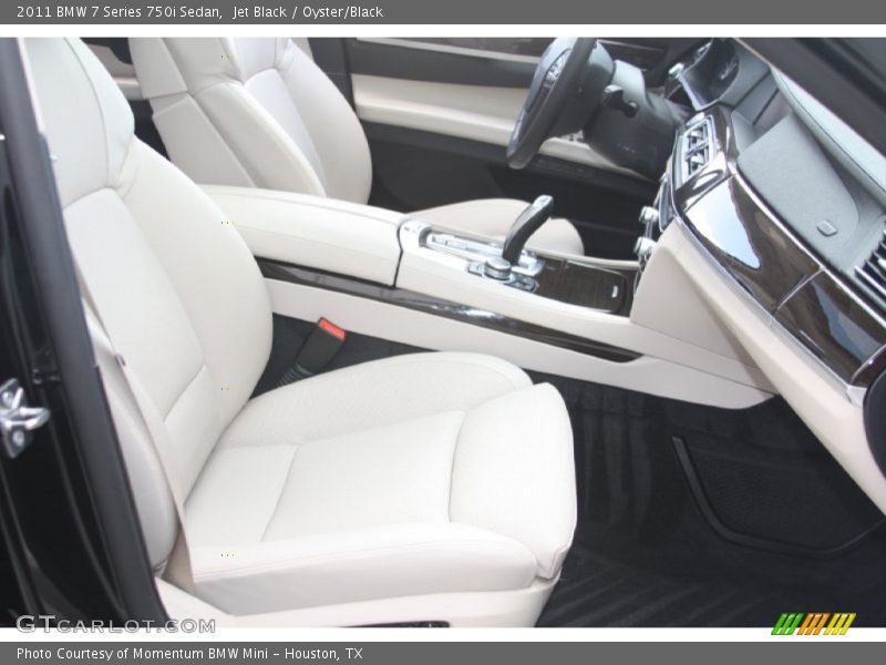 Jet Black / Oyster/Black 2011 BMW 7 Series 750i Sedan