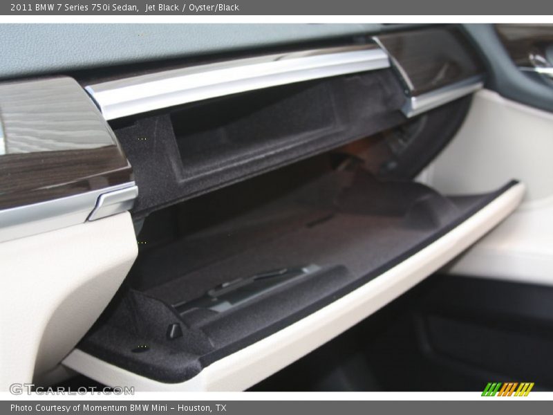 Jet Black / Oyster/Black 2011 BMW 7 Series 750i Sedan