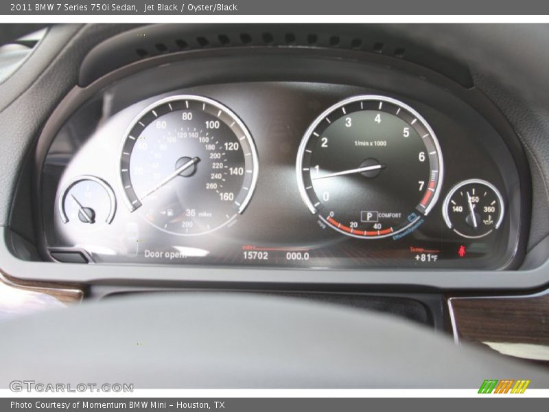  2011 7 Series 750i Sedan 750i Sedan Gauges