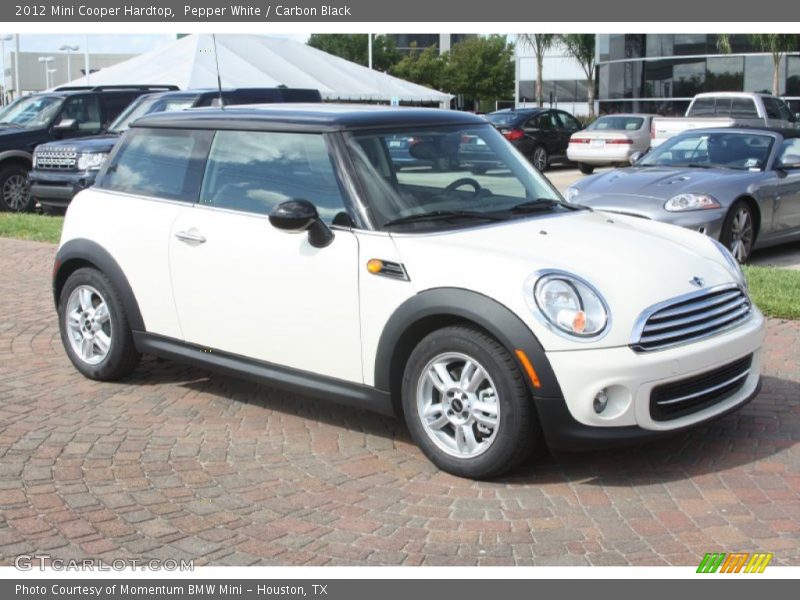 Pepper White / Carbon Black 2012 Mini Cooper Hardtop