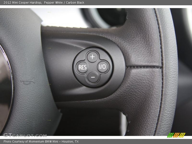 Controls of 2012 Cooper Hardtop