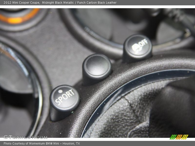 Midnight Black Metallic / Punch Carbon Black Leather 2012 Mini Cooper Coupe