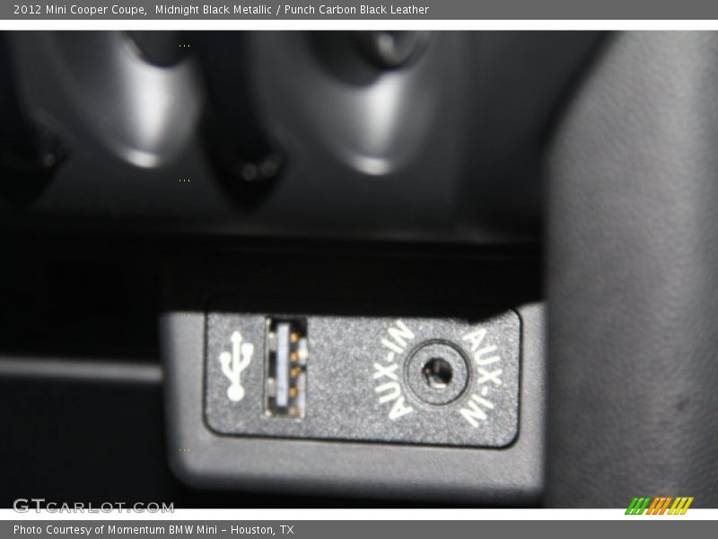 Midnight Black Metallic / Punch Carbon Black Leather 2012 Mini Cooper Coupe