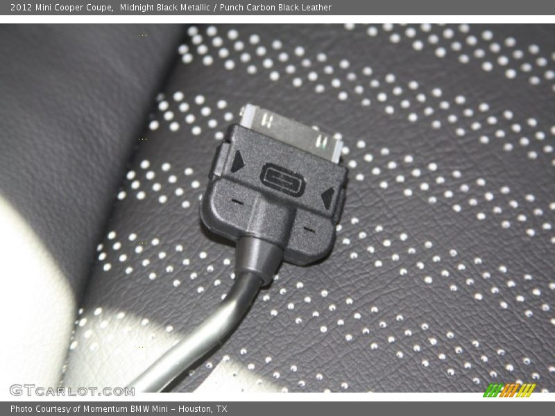 Midnight Black Metallic / Punch Carbon Black Leather 2012 Mini Cooper Coupe