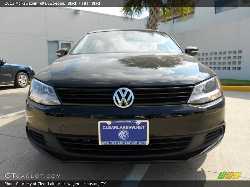 Black / Titan Black 2012 Volkswagen Jetta SE Sedan