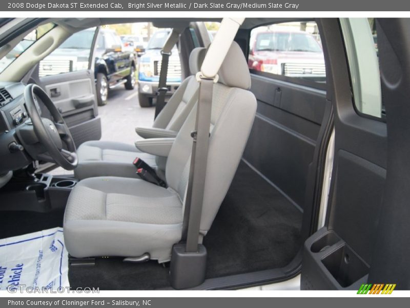 Bright Silver Metallic / Dark Slate Gray/Medium Slate Gray 2008 Dodge Dakota ST Extended Cab