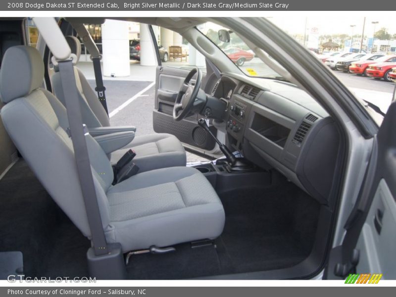 Bright Silver Metallic / Dark Slate Gray/Medium Slate Gray 2008 Dodge Dakota ST Extended Cab