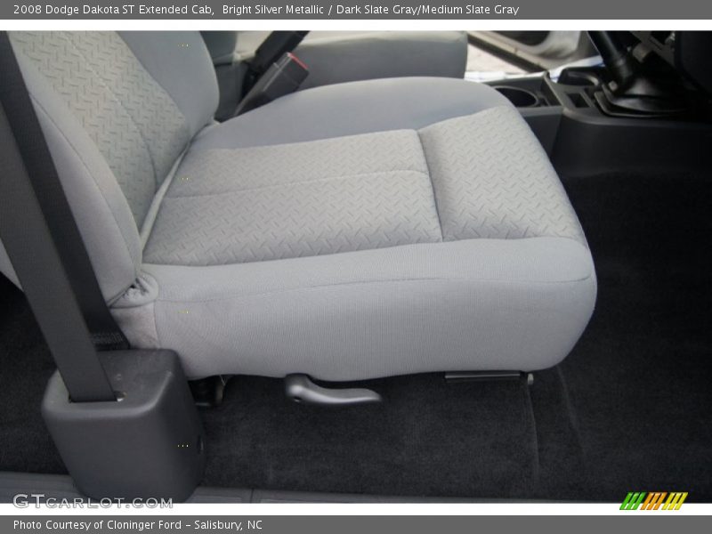 Bright Silver Metallic / Dark Slate Gray/Medium Slate Gray 2008 Dodge Dakota ST Extended Cab
