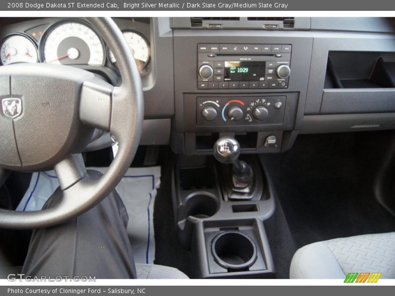 Bright Silver Metallic / Dark Slate Gray/Medium Slate Gray 2008 Dodge Dakota ST Extended Cab