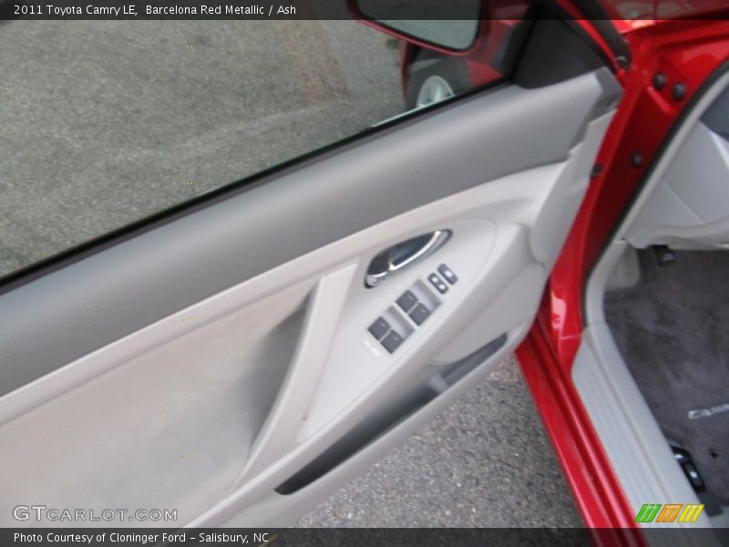 Barcelona Red Metallic / Ash 2011 Toyota Camry LE