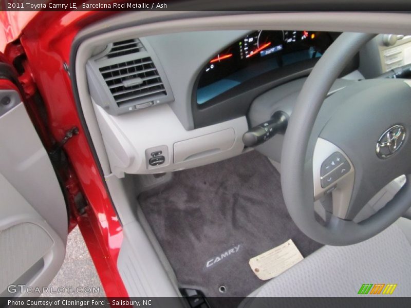 Barcelona Red Metallic / Ash 2011 Toyota Camry LE