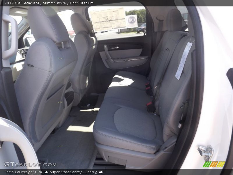 Summit White / Light Titanium 2012 GMC Acadia SL