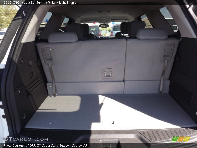 Summit White / Light Titanium 2012 GMC Acadia SL