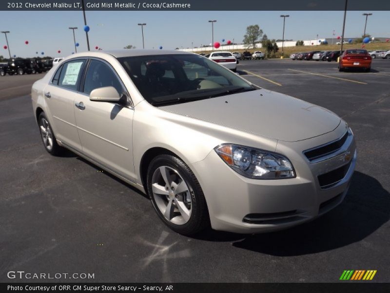 Gold Mist Metallic / Cocoa/Cashmere 2012 Chevrolet Malibu LT