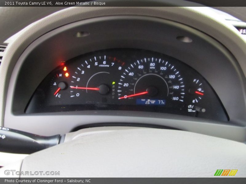 Aloe Green Metallic / Bisque 2011 Toyota Camry LE V6