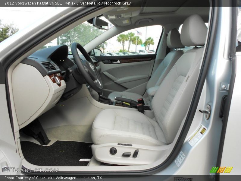  2012 Passat V6 SEL Moonrock Gray Interior