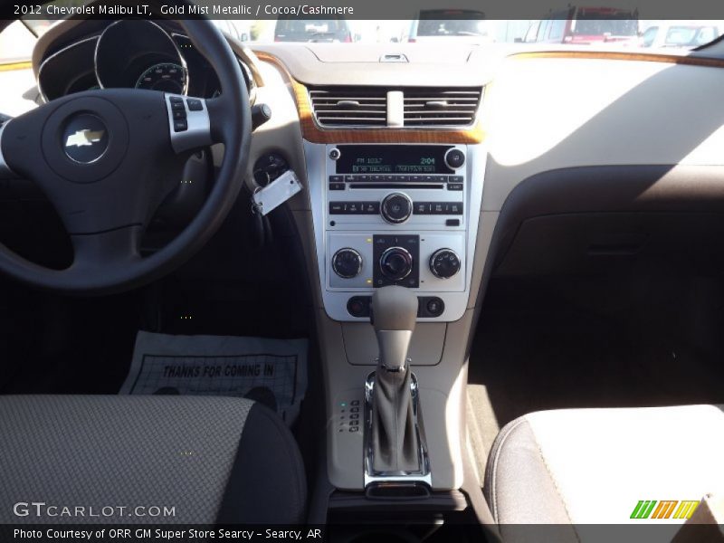Gold Mist Metallic / Cocoa/Cashmere 2012 Chevrolet Malibu LT