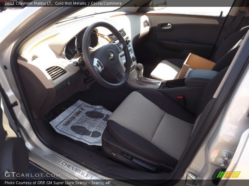 Gold Mist Metallic / Cocoa/Cashmere 2012 Chevrolet Malibu LT