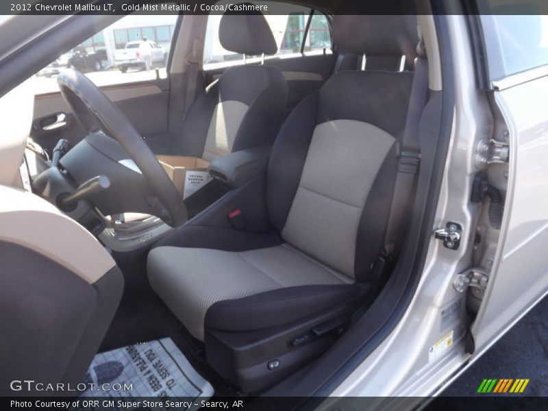 Gold Mist Metallic / Cocoa/Cashmere 2012 Chevrolet Malibu LT