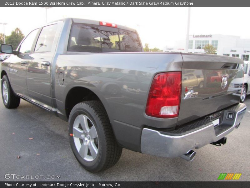 Mineral Gray Metallic / Dark Slate Gray/Medium Graystone 2012 Dodge Ram 1500 Big Horn Crew Cab