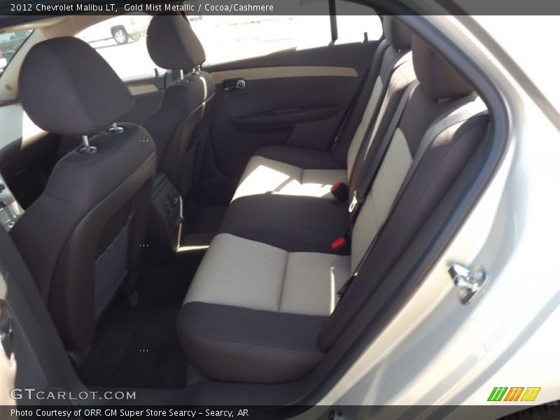 Gold Mist Metallic / Cocoa/Cashmere 2012 Chevrolet Malibu LT