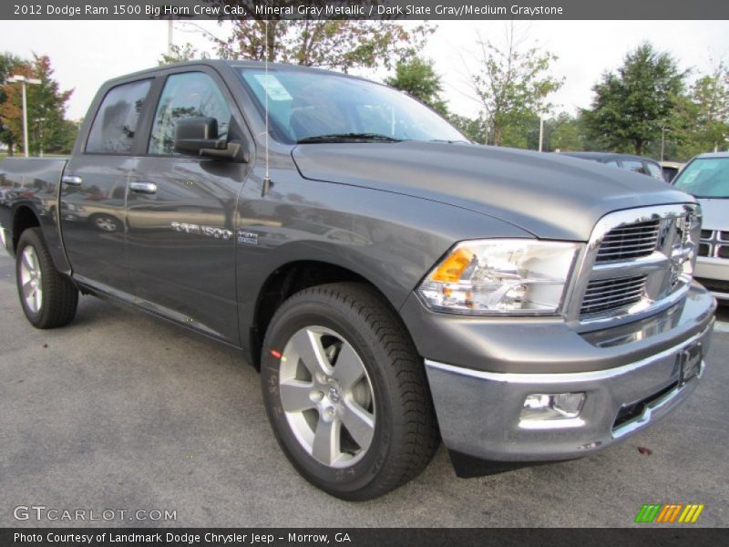 Mineral Gray Metallic / Dark Slate Gray/Medium Graystone 2012 Dodge Ram 1500 Big Horn Crew Cab