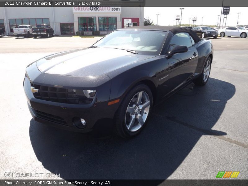Black / Black 2012 Chevrolet Camaro LT Convertible
