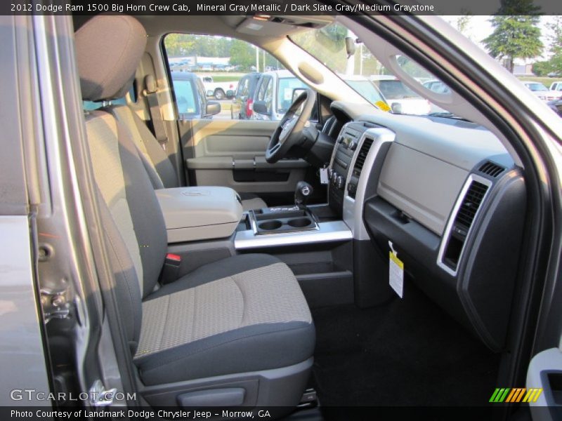 Mineral Gray Metallic / Dark Slate Gray/Medium Graystone 2012 Dodge Ram 1500 Big Horn Crew Cab