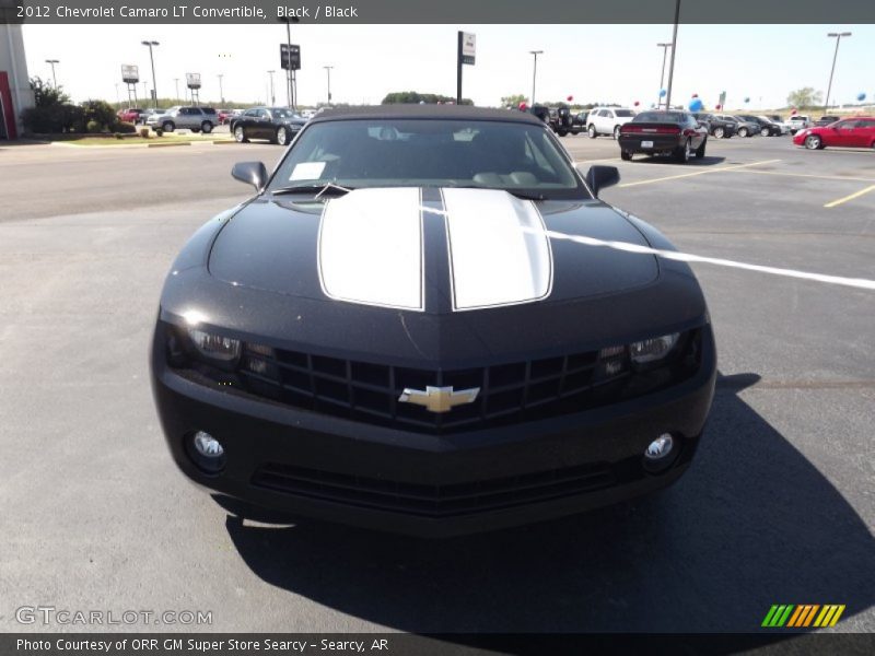 Black / Black 2012 Chevrolet Camaro LT Convertible