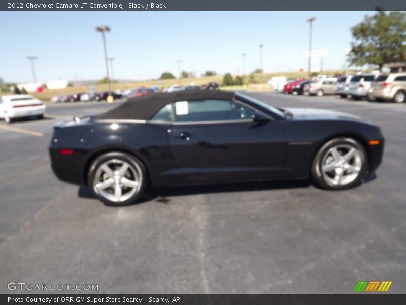 Black / Black 2012 Chevrolet Camaro LT Convertible