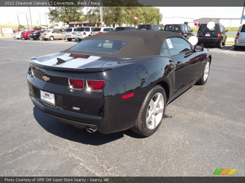 Black / Black 2012 Chevrolet Camaro LT Convertible