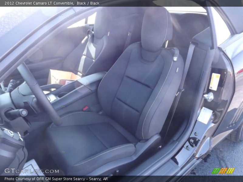 Black / Black 2012 Chevrolet Camaro LT Convertible