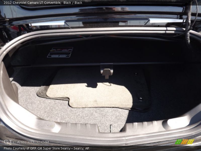 Black / Black 2012 Chevrolet Camaro LT Convertible