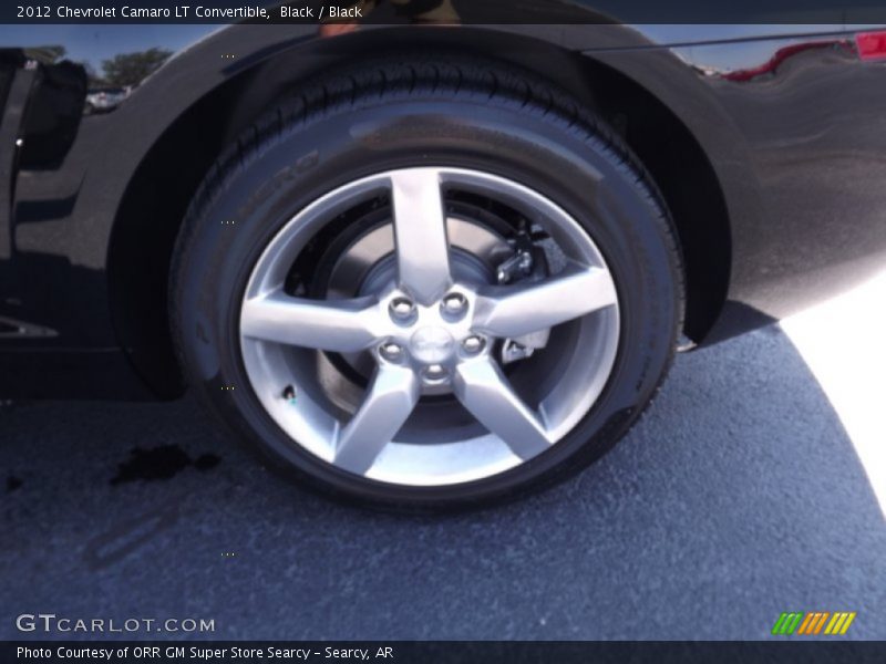 Black / Black 2012 Chevrolet Camaro LT Convertible