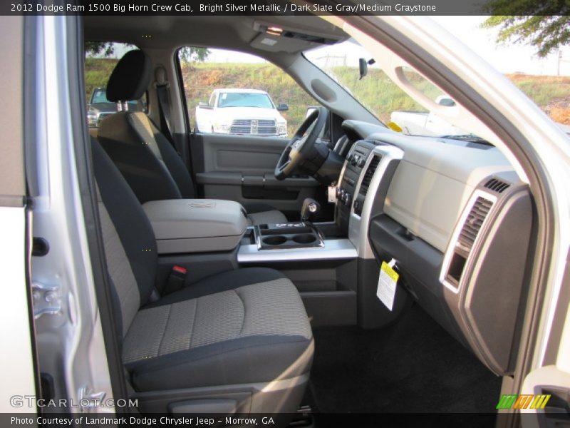Bright Silver Metallic / Dark Slate Gray/Medium Graystone 2012 Dodge Ram 1500 Big Horn Crew Cab