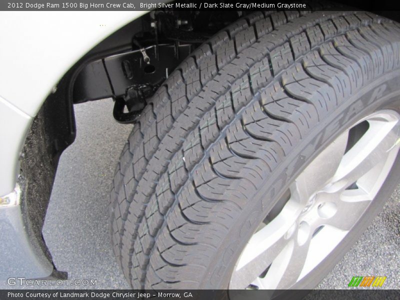 Bright Silver Metallic / Dark Slate Gray/Medium Graystone 2012 Dodge Ram 1500 Big Horn Crew Cab