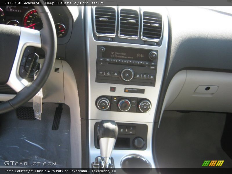 Deep Blue Metallic / Light Titanium 2012 GMC Acadia SLE