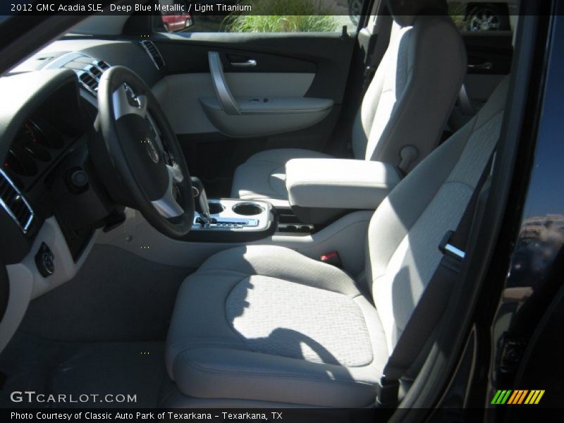 Deep Blue Metallic / Light Titanium 2012 GMC Acadia SLE