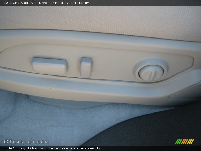 Deep Blue Metallic / Light Titanium 2012 GMC Acadia SLE