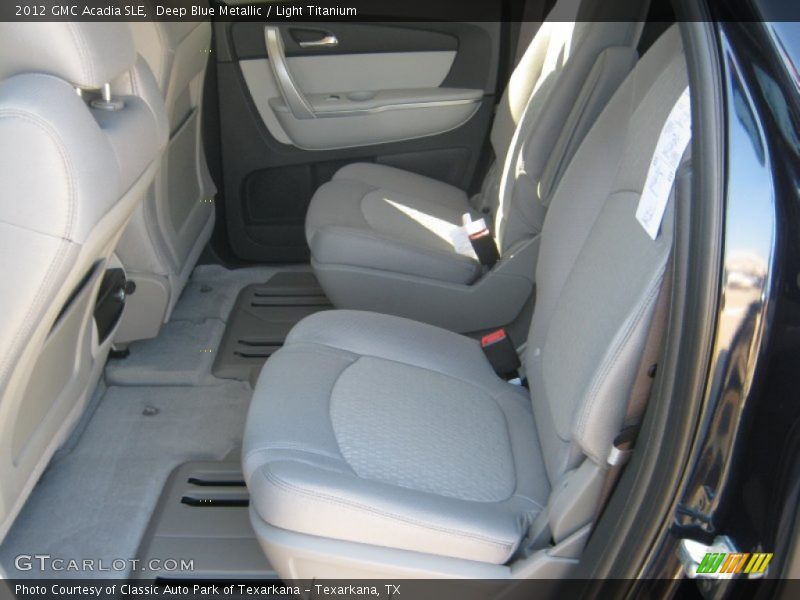 Deep Blue Metallic / Light Titanium 2012 GMC Acadia SLE