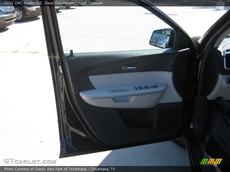 Deep Blue Metallic / Light Titanium 2012 GMC Acadia SLE