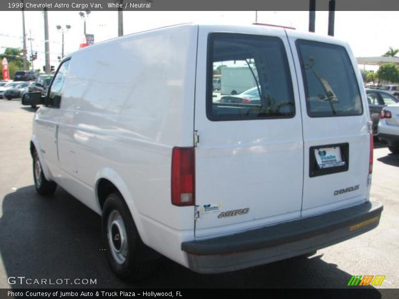 White / Neutral 1998 Chevrolet Astro Cargo Van