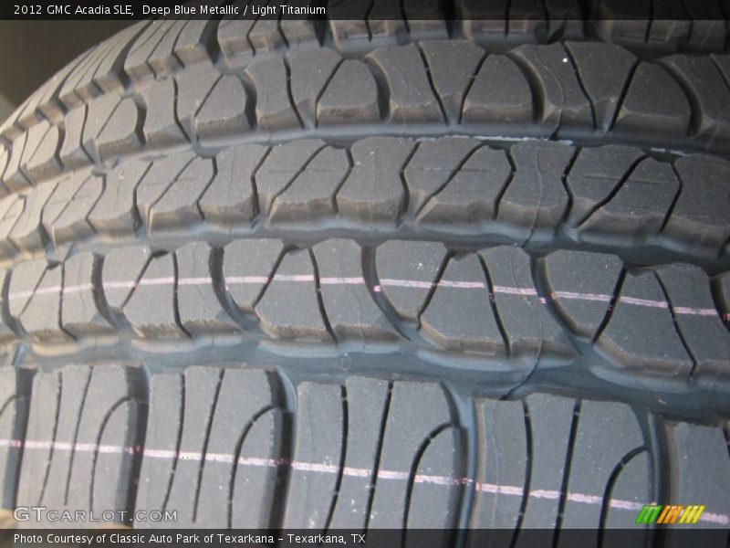 Deep Blue Metallic / Light Titanium 2012 GMC Acadia SLE