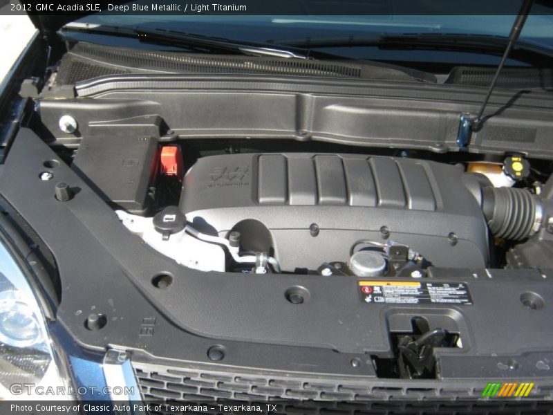 Deep Blue Metallic / Light Titanium 2012 GMC Acadia SLE