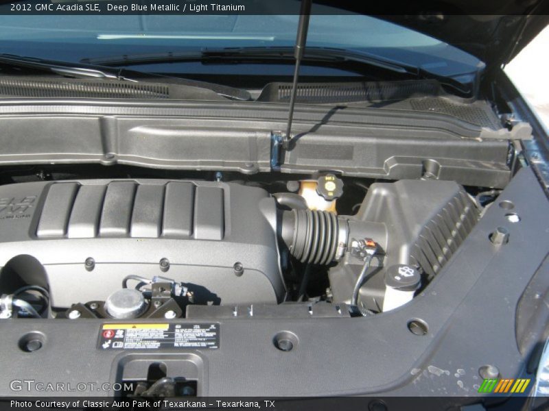 Deep Blue Metallic / Light Titanium 2012 GMC Acadia SLE